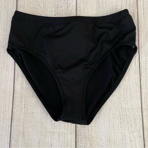 Maxine of Hollywood Classic Black Bikini Bottoms Size 8